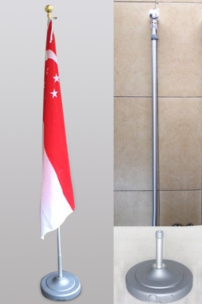 Adjustable Flag Stands (Silver)