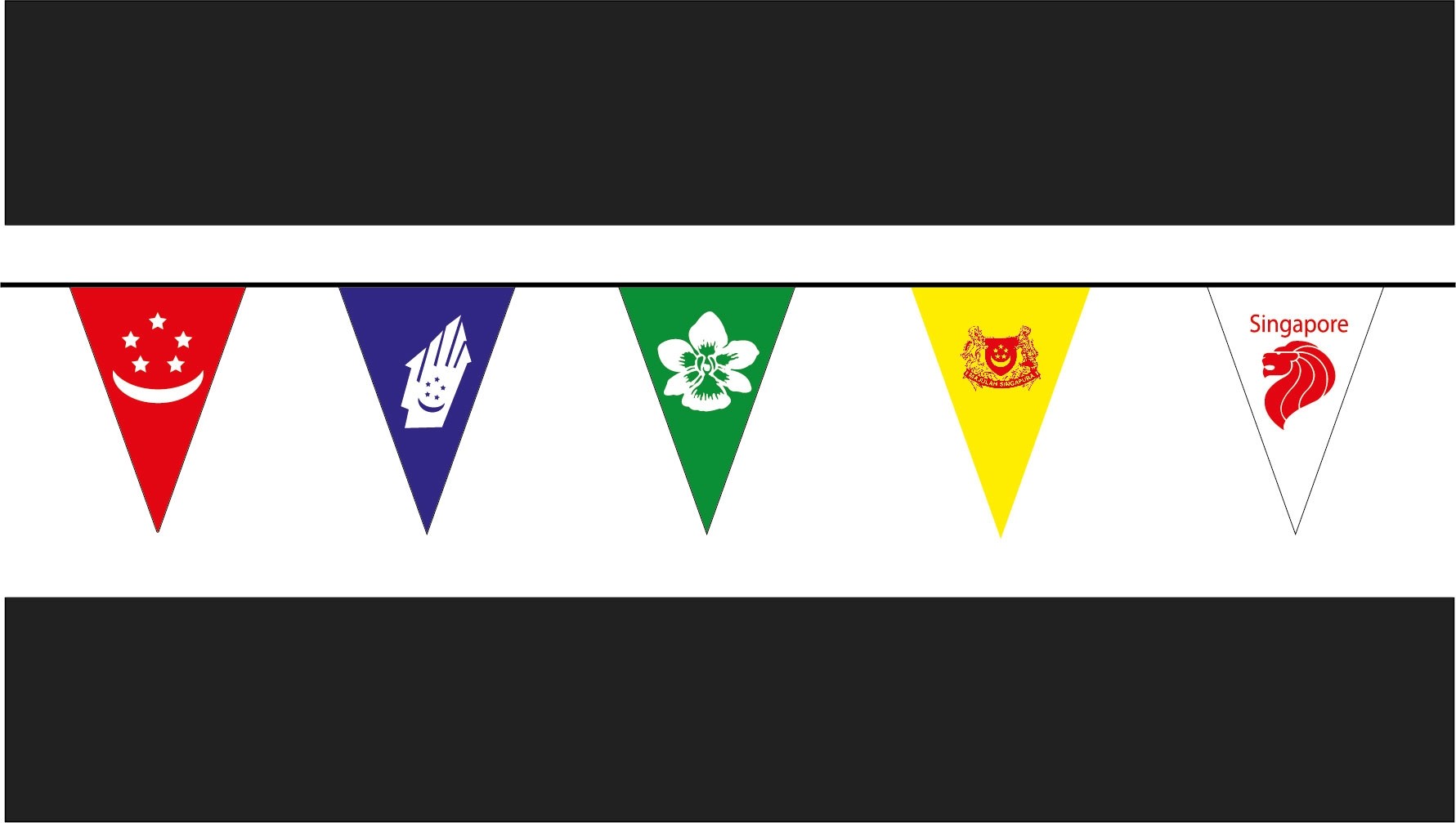 Triangular Cloth Pennants NH8A