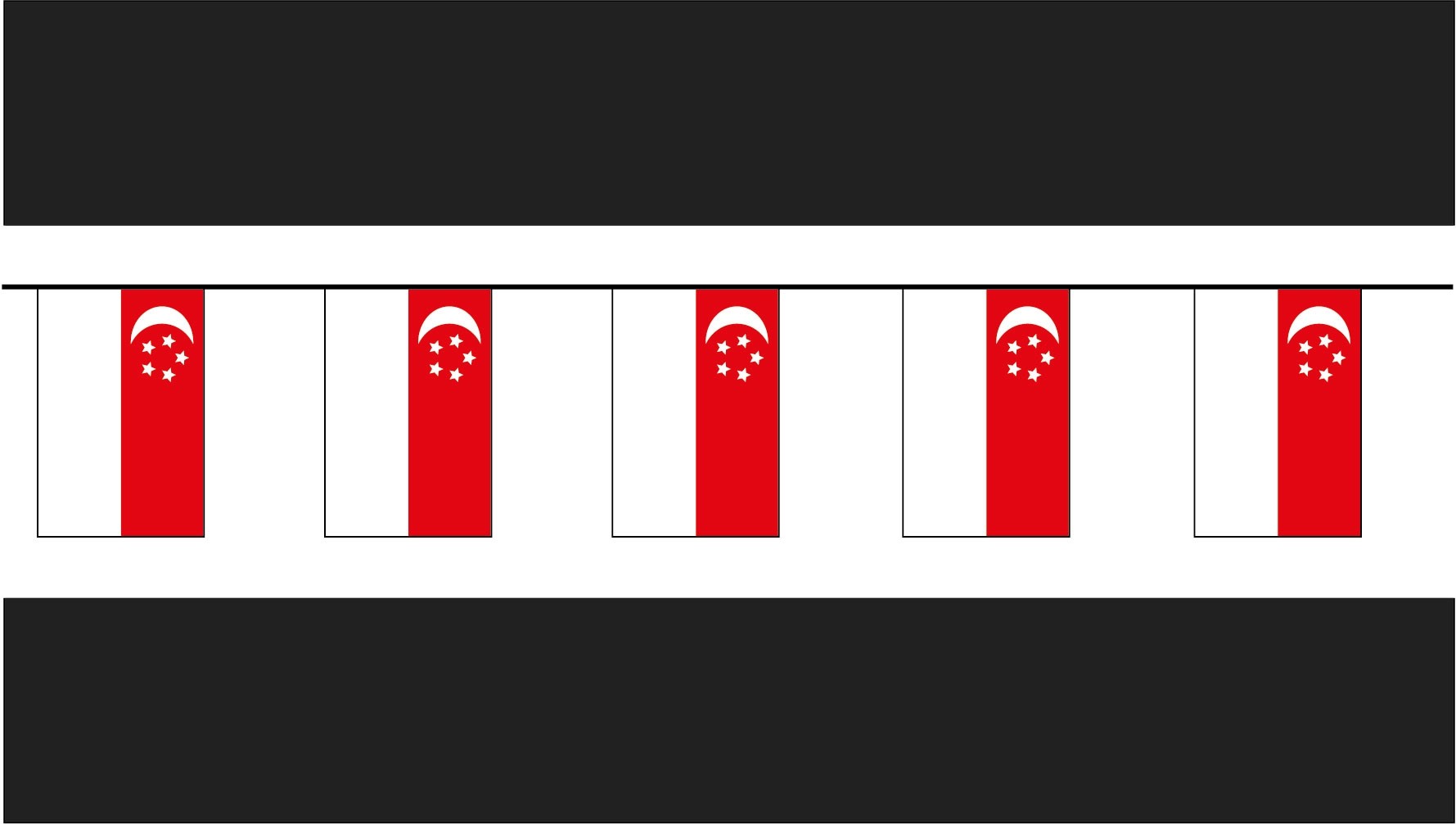Singapore Cloth Pennants NH8S